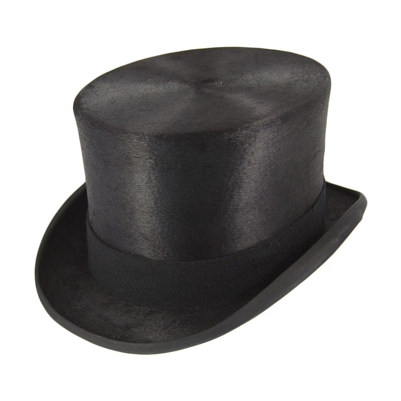 Christys Hats Melusine Fur Felt Top Hat – Black 56