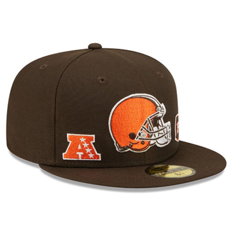 Cleveland Browns New Era TEAM IDENTITY Exclusive NFL Fitted 59Fifty Hat 7