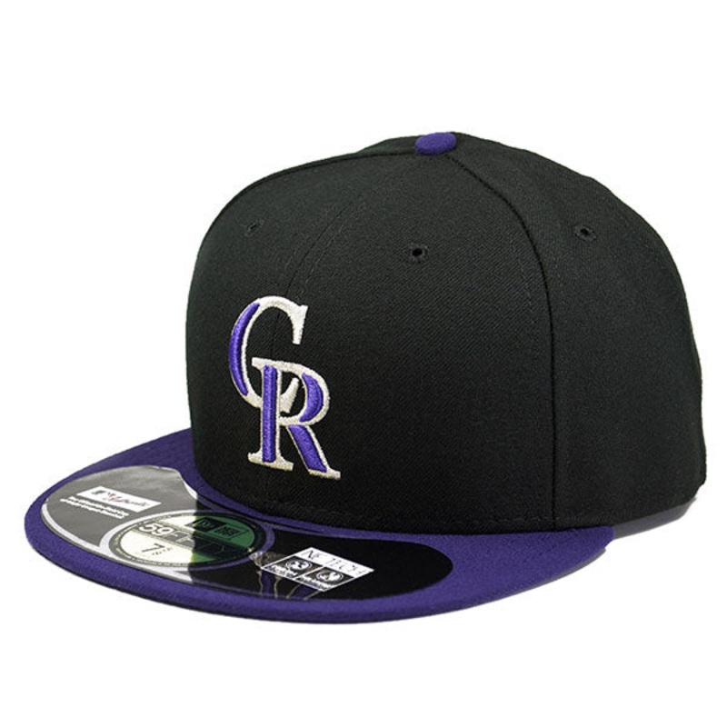 Colorado Rockies On-Field Authentic ALTERNATE Fitted 59Fifty New Era MLB Hat 7 3/4