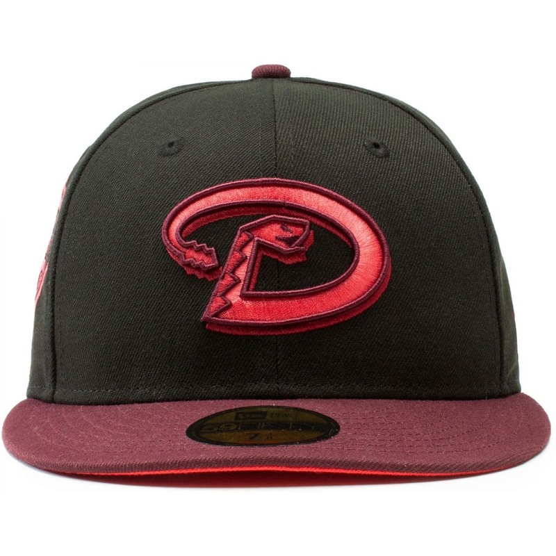 New Era Arizona Diamondbacks Black/Maroon 1998 Inaugural Season 59FIFTY Fitted Hat