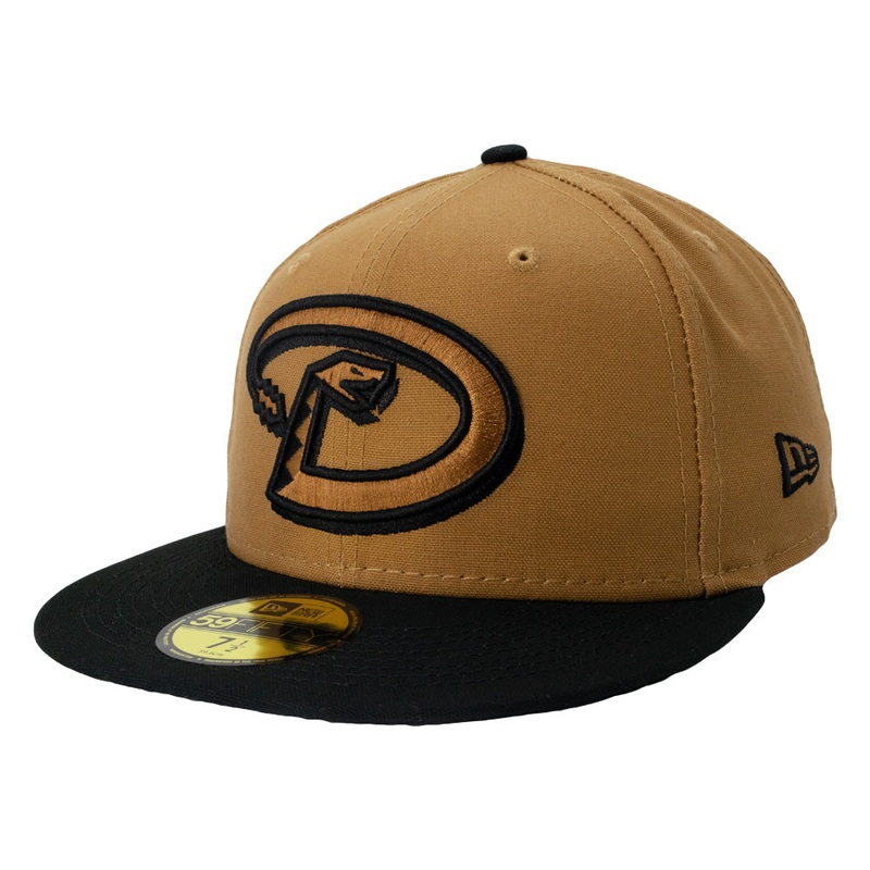 New Era Arizona Diamondbacks Cooperstown Two-Tone Canvas 59FIFTY Fitted Hat