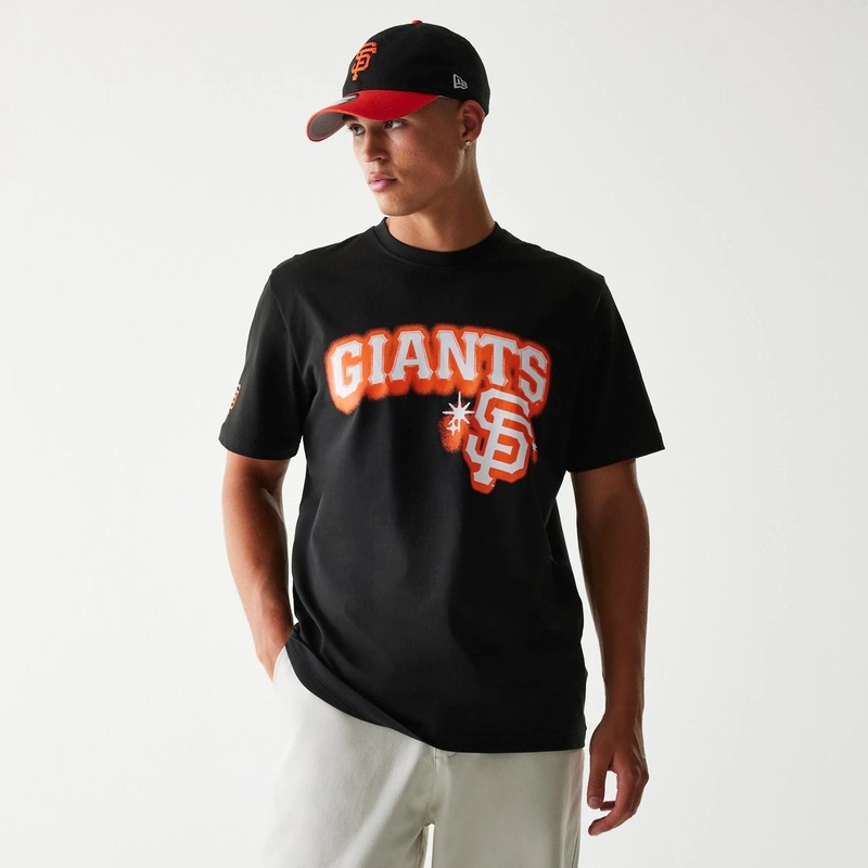 San Francisco Giants OVO x MLB Black T-Shirt 4XL