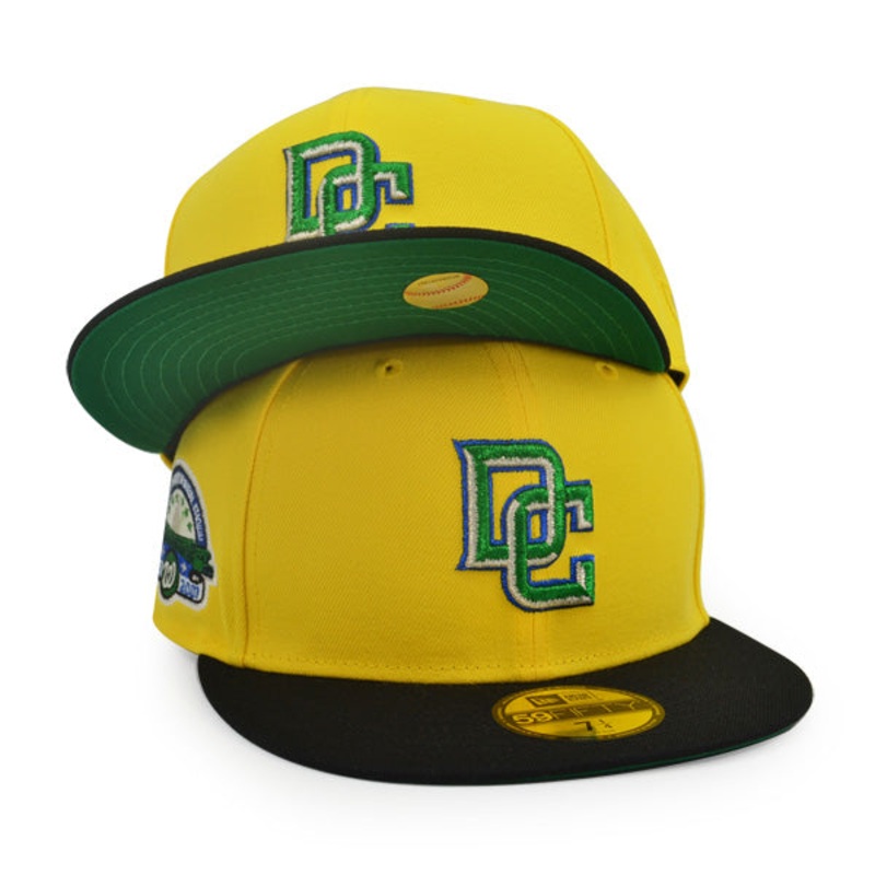 Washington Nationals 45th RFK Exclusive New Era 59Fifty Fitted Hat – Yellow/Black 6 7/8