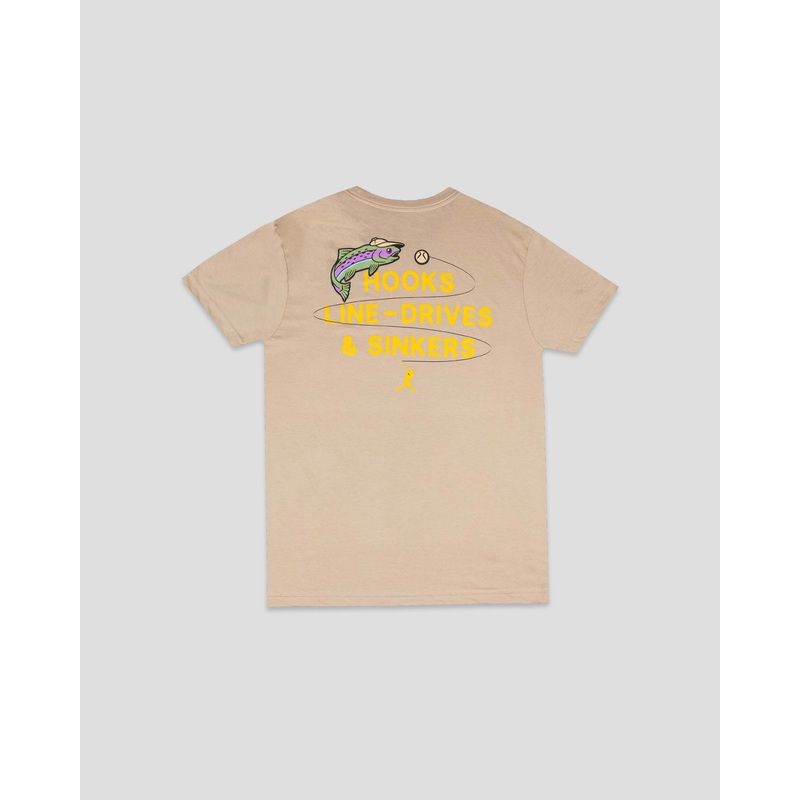 Fishing Club Hooks, Line Drives and Sinkers T-Shirt – Youth Youth Small