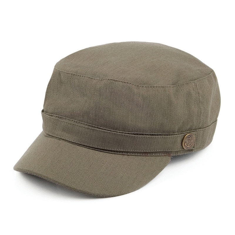 Jaxon & James Herringbone Army Cap – Olive S