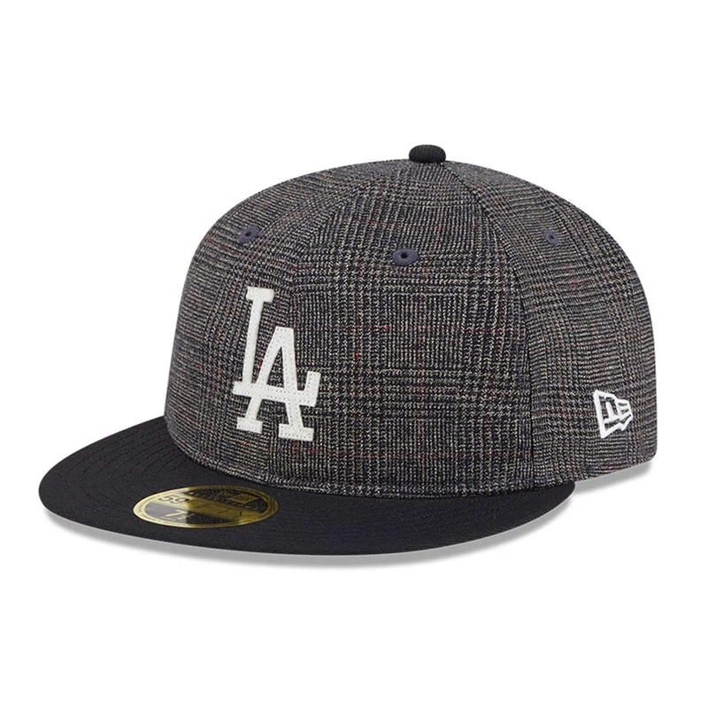 LA Dodgers 59FIFTY Day Black Retro Crown 59FIFTY Fitted Cap 6 7/8