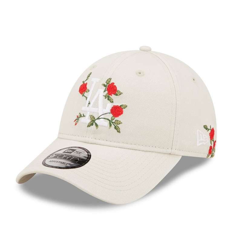 Los Angeles Dodgers 9FORTY Flower Stone Cap One Size