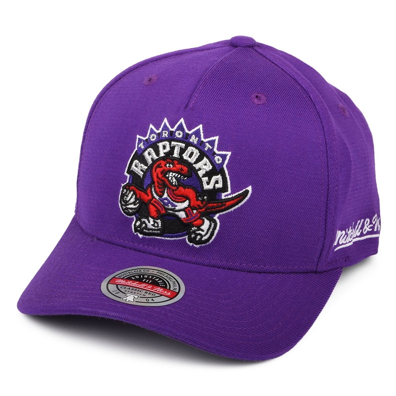 Mitchell & Ness Toronto Raptors Snapback Cap – NBA Dropback Solid Redline – Purple Adjustable