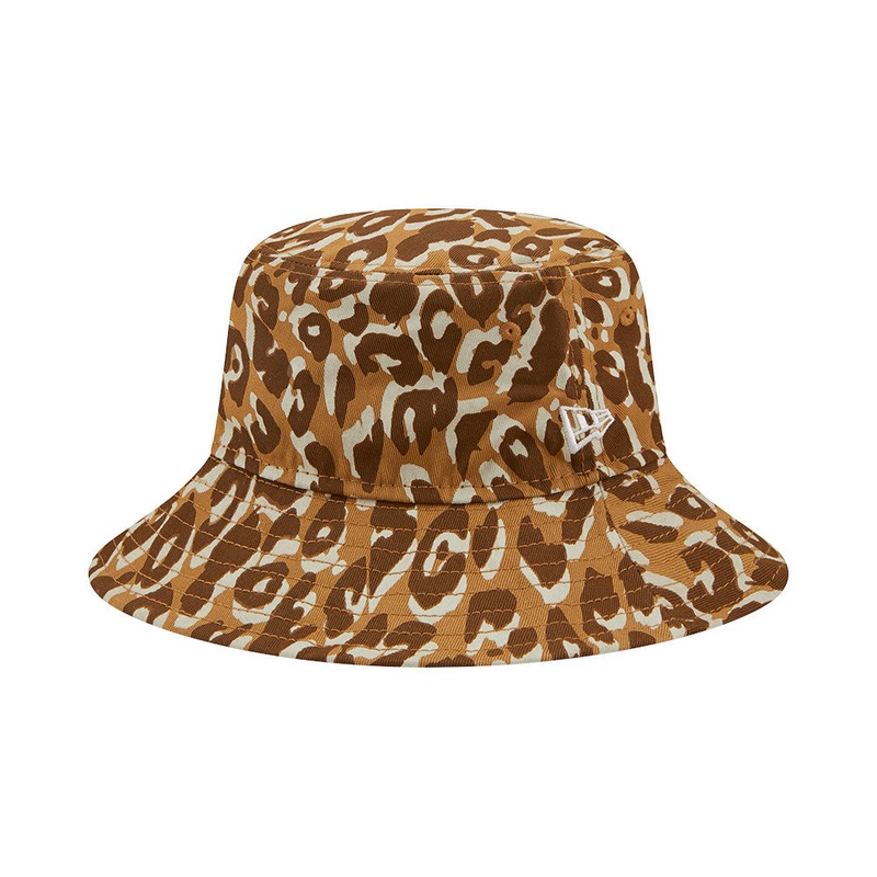 New Era Bucket Womens All Over Print Wheat Hat S