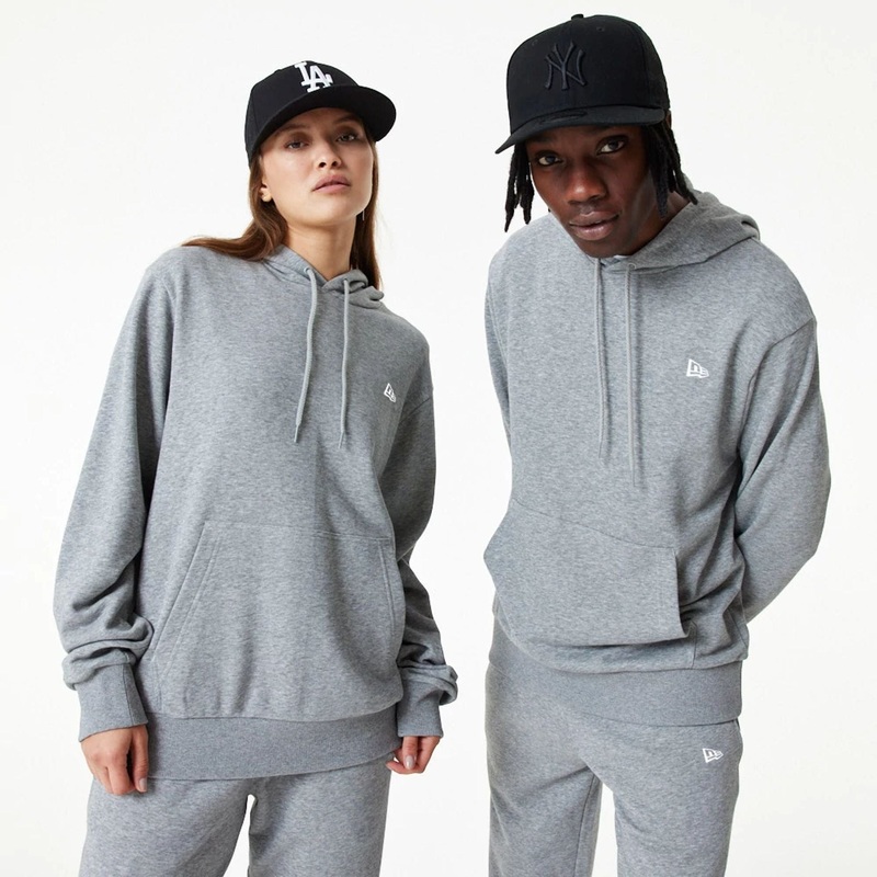 New Era Essential Grey Pullover Hoodie XS