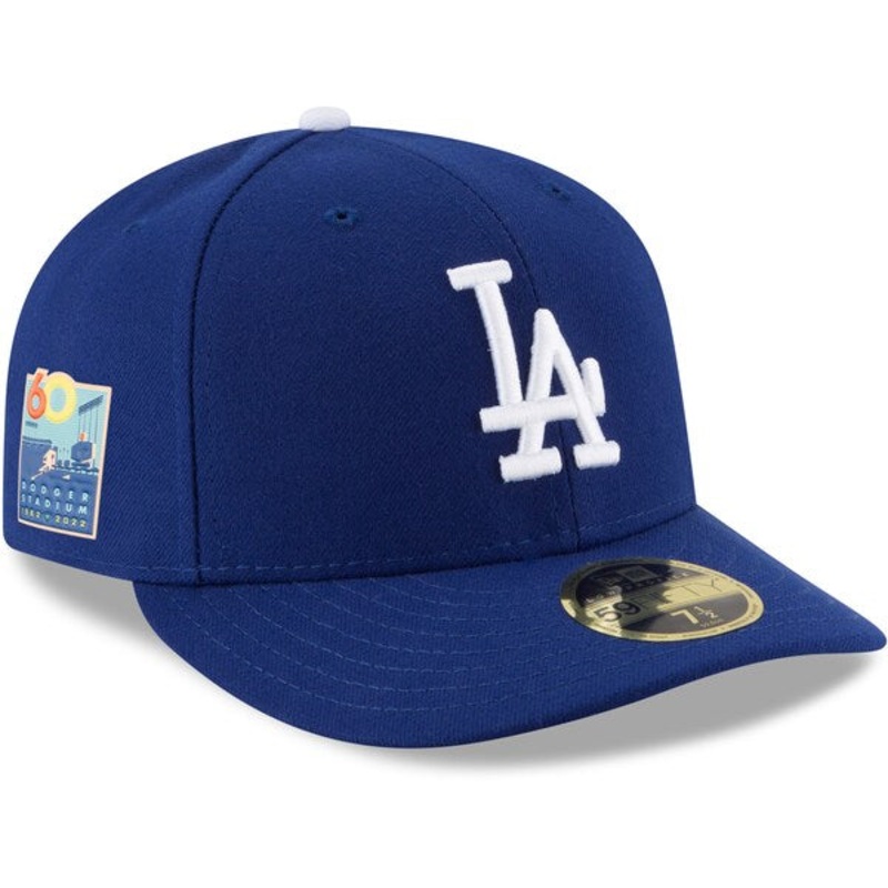New Era Los Angeles Dodgers Royal Authentic Collection On-Field Dodger Stadium 60th Anniversary Low Profile 59FIFTY Fitted Hat
