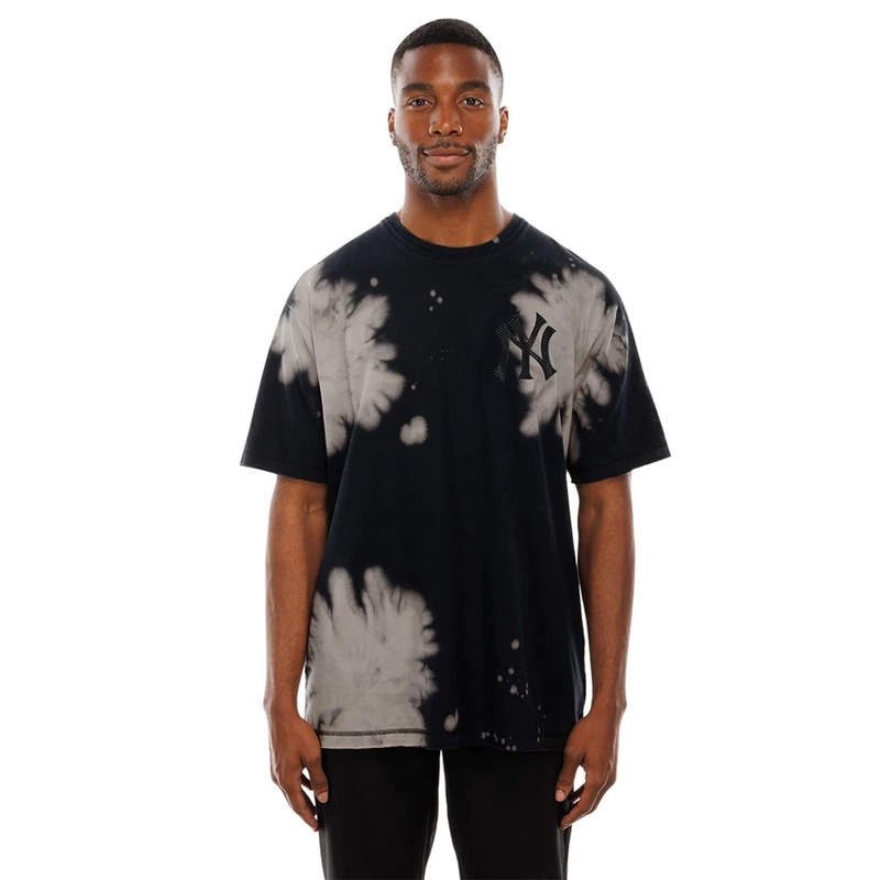 New York Yankees MLB Bleach Out Black T-Shirt S