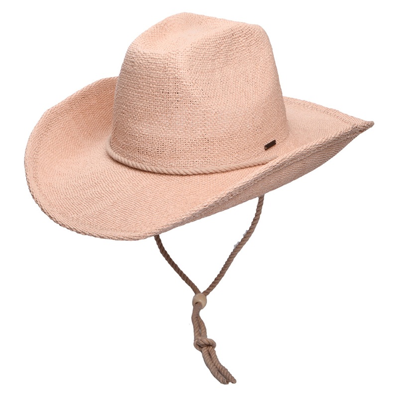 Brixton Hats Austin Straw Cowboy Hat – Blush Small-56cm