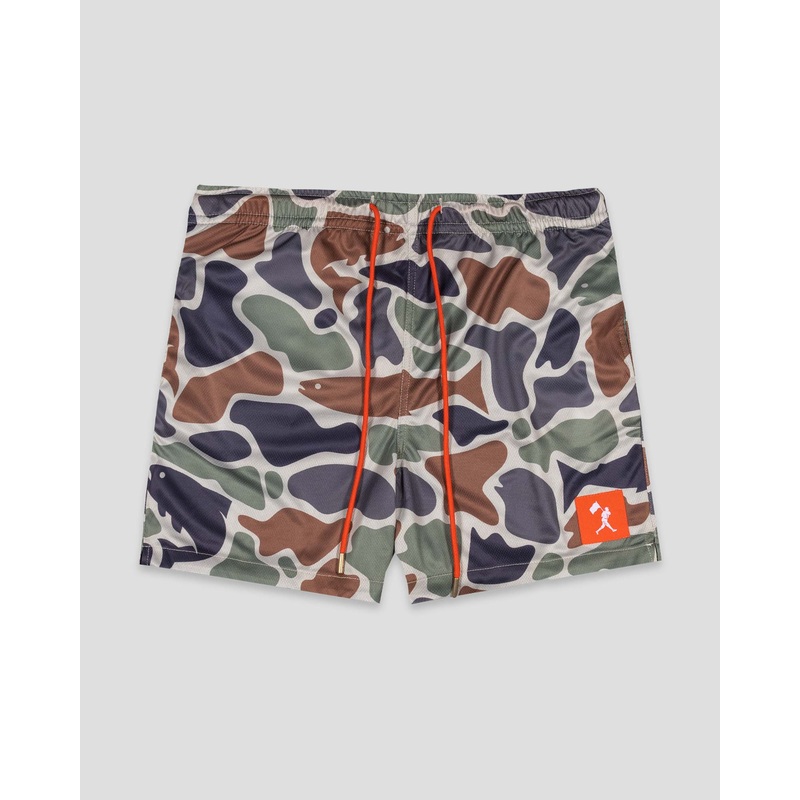 Fishing Club Angler Camo Diamond Air Mesh Shorts Small