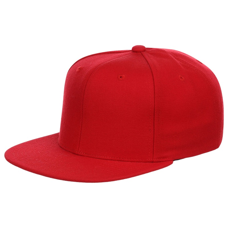 Mitchell & Ness Blank Classic Snapback – Red Adjustable