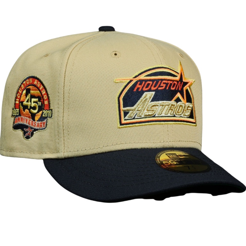 New Era Houston Astros 45th Anniversary “Old Gold” 59FIFTY Fitted Hat