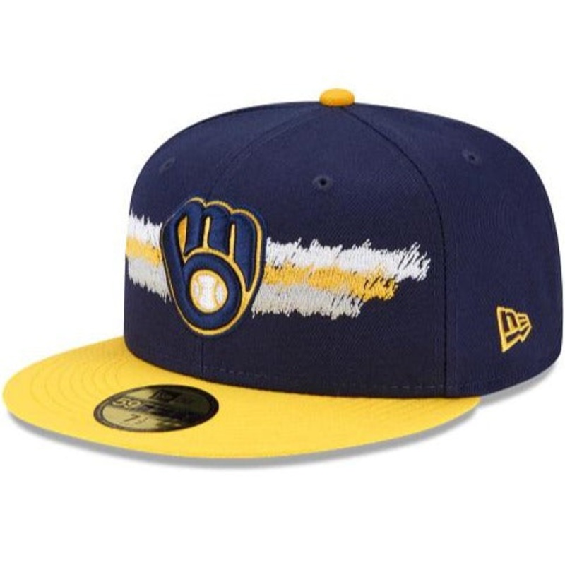 New Era Milwaukee Brewers Scribble 59FIFTY Fitted Hat