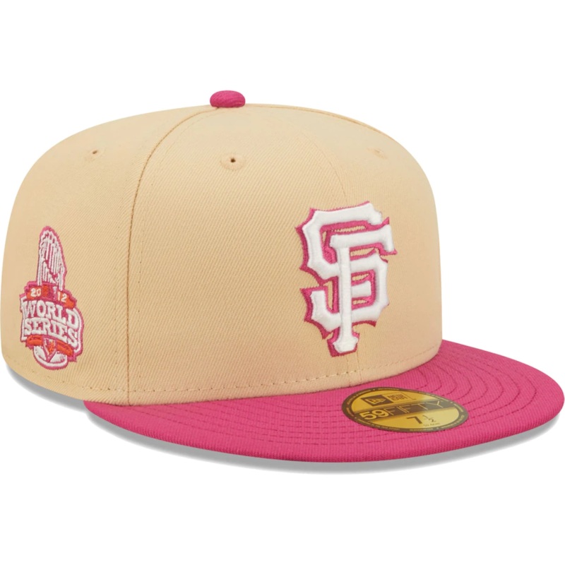 New Era San Francisco Giants 2012 World Series Mango Passion 59FIFTY Fitted Hat