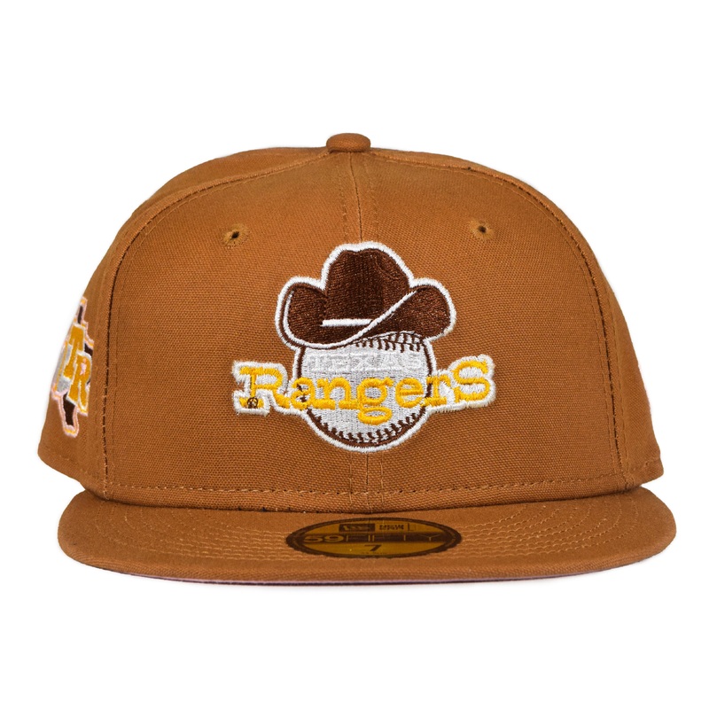 New Era Texas Rangers “Sandy Cheeks” Bikini Bottom Inspired 59FIFTY Fitted Hat