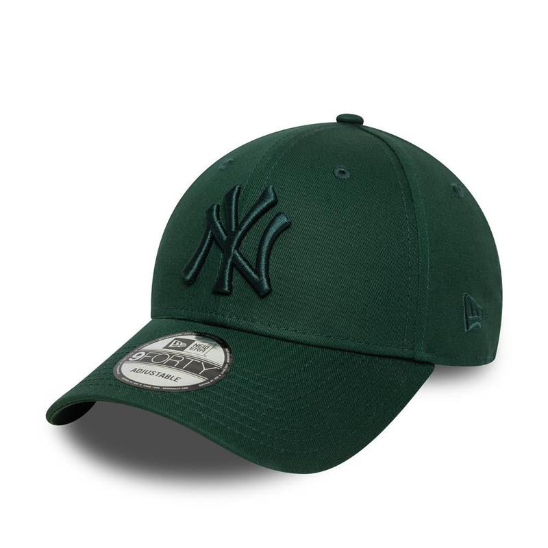 New York Yankees 9FORTY MLB League Essential Dark Green Cap One Size