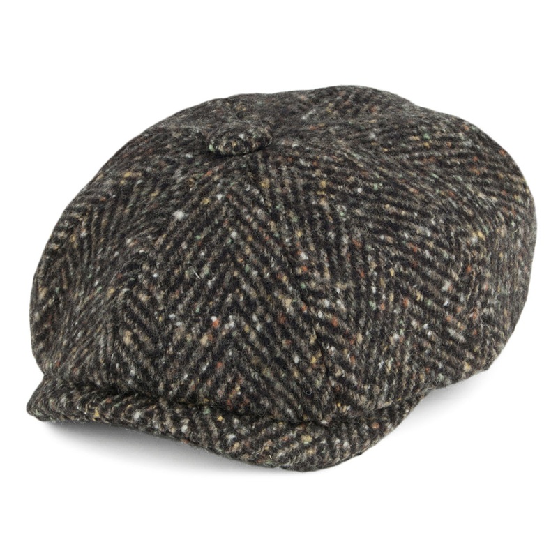 Olney Hats Chunky Herringbone Newsboy Cap – Olive S