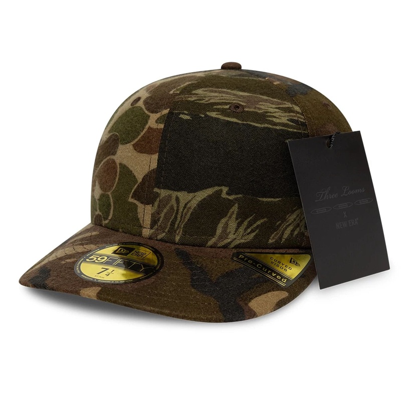 Three Looms x New Era Woodland Camo 59FIFTY Fitted Cap 6 1/2