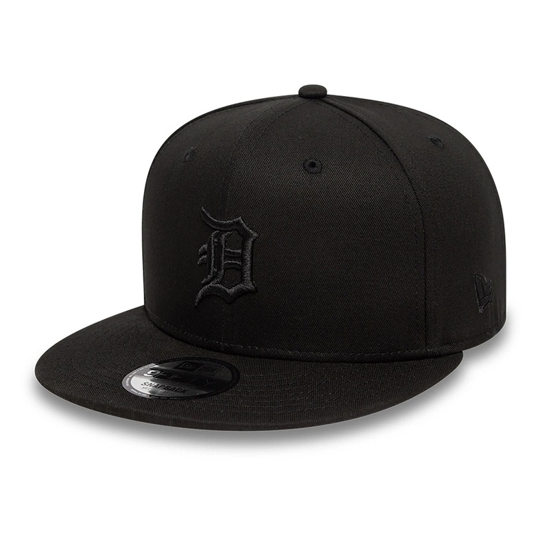 Detroit Tigers Satin Lined Black 9FIFTY Snapback Adjustable Cap S-M