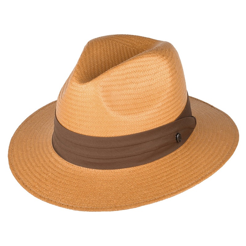 Jaxon & James Toyo Safari Fedora Brown Band Tan Wholesale Pack Prepack