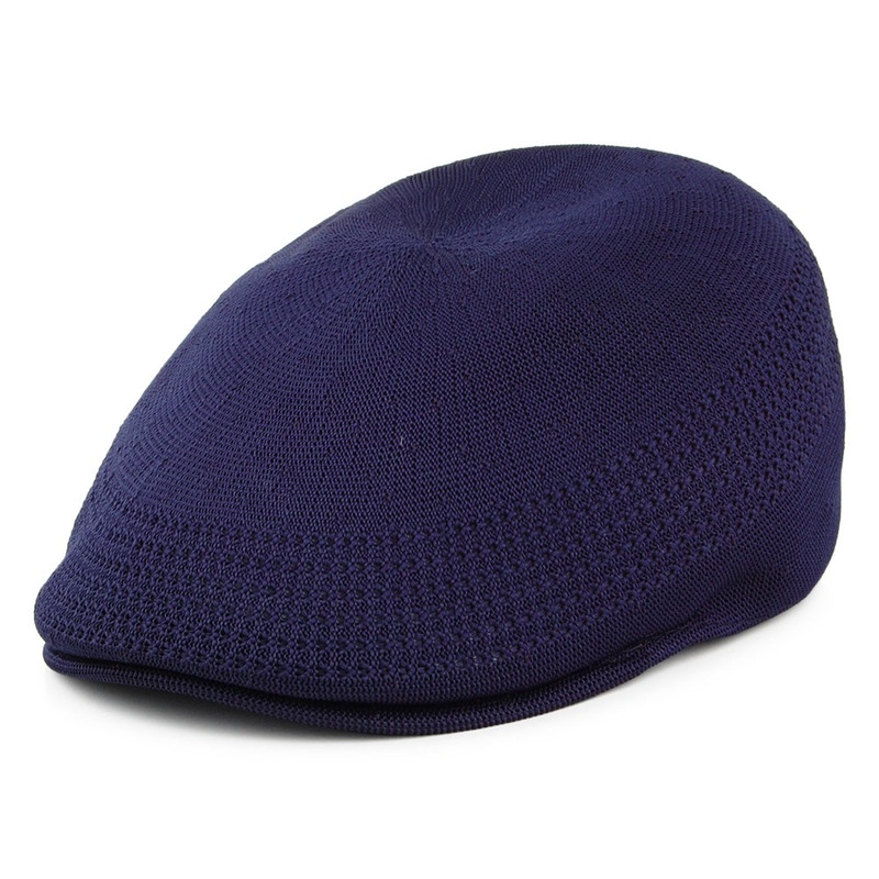Kangol Tropic 507 Ventair Flat Cap – Navy Blue S