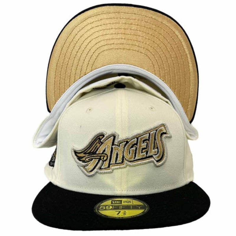 New Era Anaheim Angels ‘Champagne’ 40th Season Gold UV 59FIFTY Fitted Hat