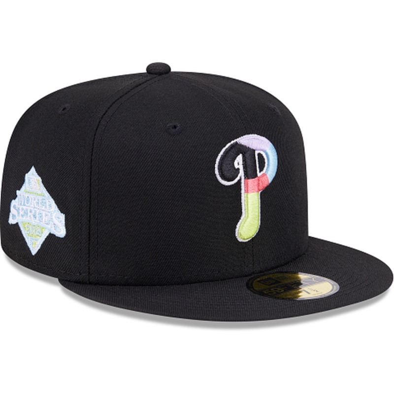 New Era Philadelphia Phillies Colorpack Black 2023 59FIFTY Fitted Hat