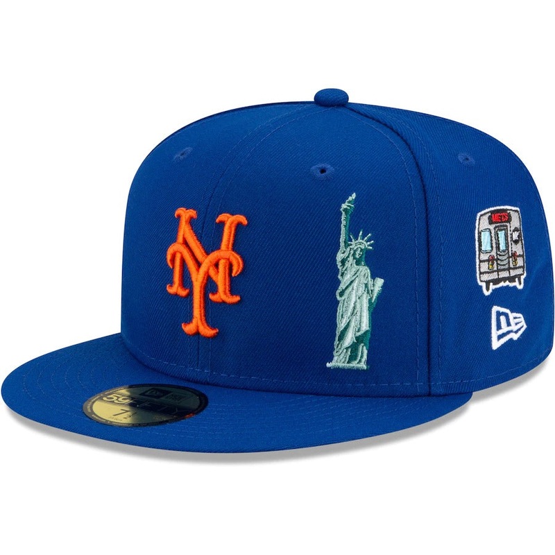 New Era Royal New York Mets City Transit 59FIFTY Fitted Hat