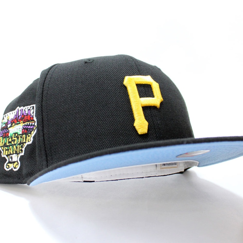 Pittsburgh Pirates 2006 All Star Game New Era 59Fifty Fitted Hat (Black Blue Under Brim) 7