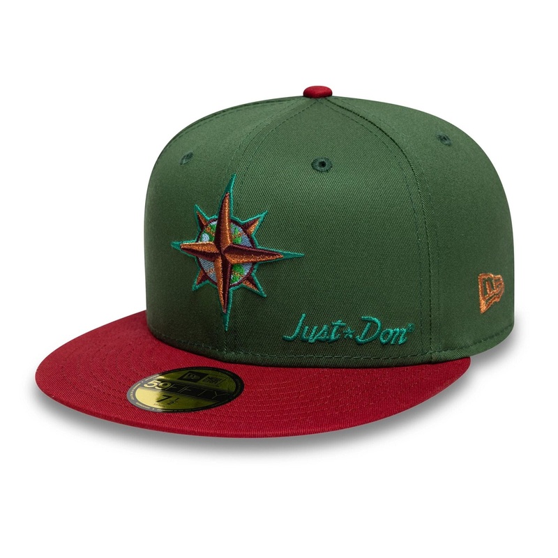 Seattle Mariners MLB Just Don Dark Green 59FIFTY Fitted Cap 6 7/8