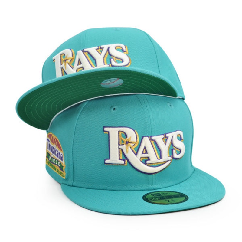 Tampa Bay Rays TROPICANA FIELD Exclusive New Era 59Fifty Fitted Hat – Teal 7