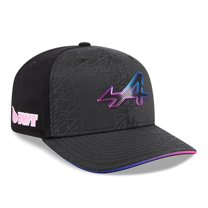 Alpine Racing Vegas Race Special Black 9SEVENTY Stretch Snap Adjustable Cap OSFM