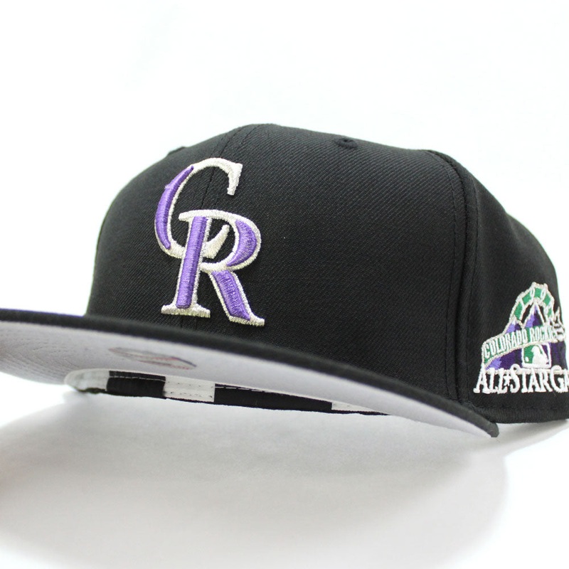 Colorado Rockies 1998 All Star Game New Era 59Fifty Fitted Hat (Black Gray Under Brim) 7