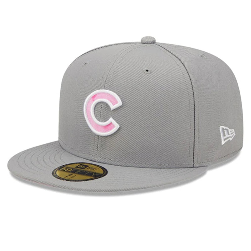 New Era Chicago Cubs Gray 2022 Mother’s Day On-Field 59FIFTY Fitted Hat