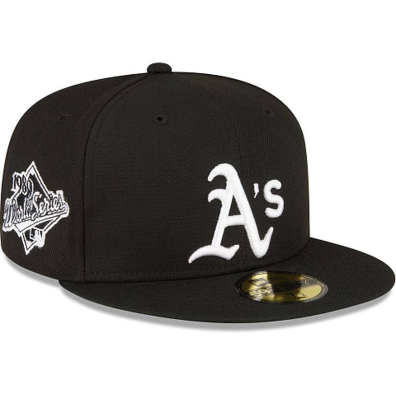 New Era Oakland Athletics Sidepatch Black 2022 59FIFTY Fitted Hat