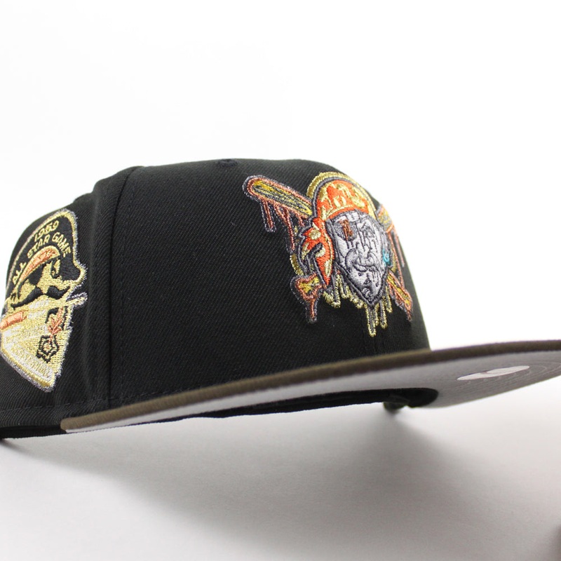 Pittsburgh Pirates 1959 All Star Game 59Fifty New Era Fitted Hat (Black Walnut Gray Under Brim) 6 7/8