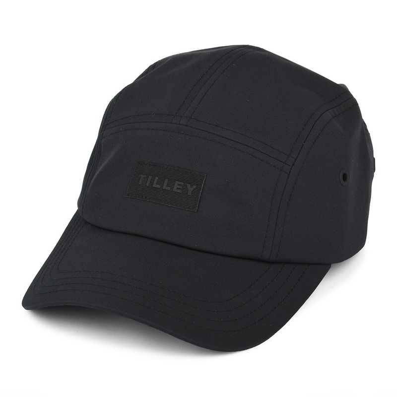 Tilley Hats Recycled Water Repellent 5 Panel Cap – Black Small/Medium