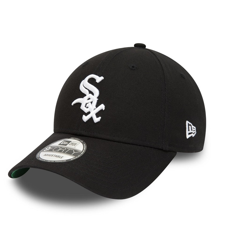 Chicago White Sox 9FORTY Team Side Patch Black Cap One Size