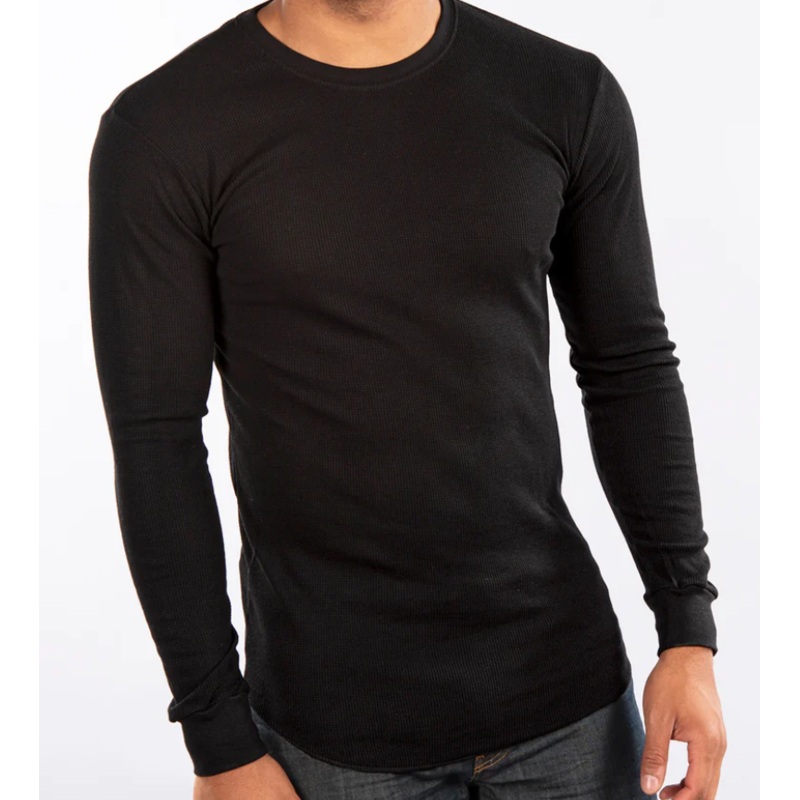 CITY LAB BLACK FITTED THERMAL SHIRT S