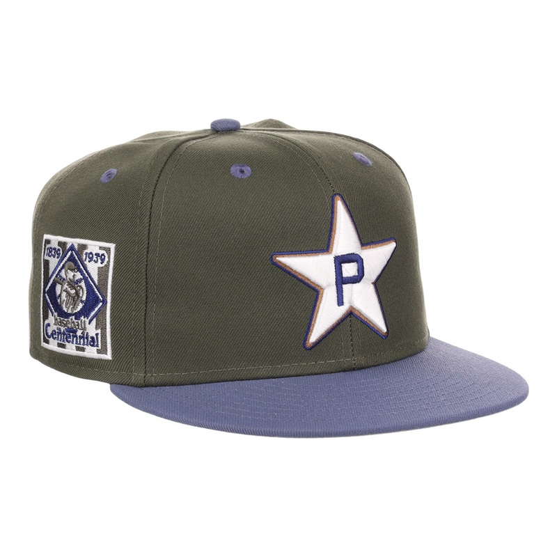 Ebbets Philadelphia Stars NLB Mossy Slate Fitted Hat
