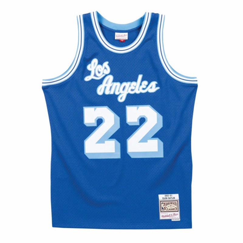 Elgin Baylor Los Angeles Lakers 1971-72 Mitchell & Ness HWC Swingman Jersey – Blue S