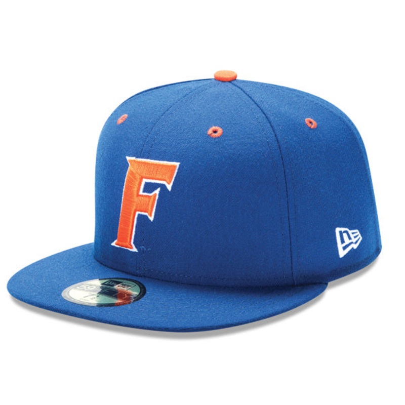 Florida Gators New Era CLASSIC 59FIFTY Fitted NCAA Hat – Royal/Orange 6 7/8