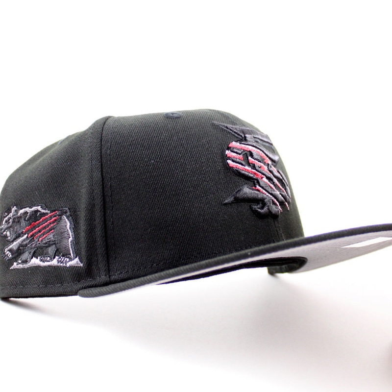 Fresno Grizzlies Grizzlies Patch New Era 59Fifty Fitted Hat (Black Gray Under Brim) 6 7/8