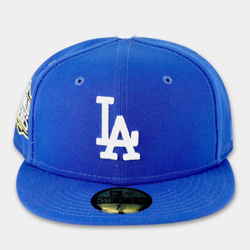 LOS ANGELES DODGERS “2020 WORLDSERIES” NEW ERA 59FIFTY FITTED (YELLOW BOTTOM) 67/8