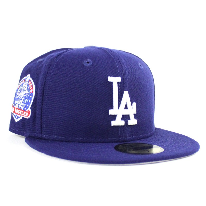 Los Angeles Dodgers 60th Anniversary New Era 59Fifty Fitted Hat (Gray Under Brim) 6 7/8
