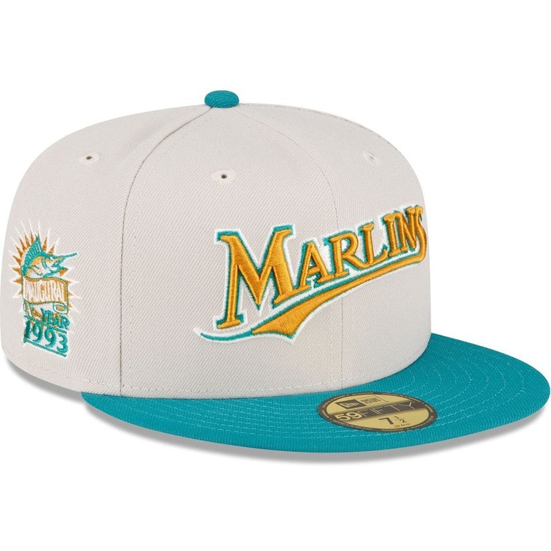 New Era Just Caps Cadet Blue Miami Marlins 2023 59FIFTY Fitted Hat